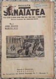 Revista Sanatatea// nr. 1, anul XXXVII, martie 1937