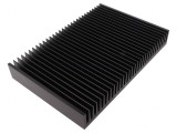 Radiator extrudat cu aripioare negru 200x300x40mm