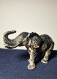 Jucarie, figurina din cauciuc - elefant, 13.5 x 8 cm, Elefant Asiatic