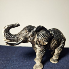 Jucarie, figurina din cauciuc - elefant, 13.5 x 8 cm, Elefant Asiatic