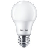 Bec LED Philips clasic A60 E27 8W 806lm lumina neutra 4000 K, mat