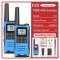SET Baofeng F22 Walkie Talkie PMR446, &icirc;ncărcător tip C, 1400mAh