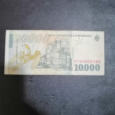 Bancnota ZECE MII LEI - 10.000 Lei - 1999, circulata