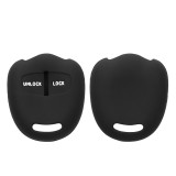 Husa Cheie Auto pentru Mitsubishi - 2 Butoane, Silicon, Negru, 43246.01, Kwmobile