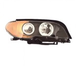Far Bmw Seria 3 (E46), Coupe/Cabrio 03.2003-09.2006, montare fata, dreapta, D2S+H7; electric; reflector negru, semnal galben; cu motor; xenon, MAGNET, Magneti Marelli
