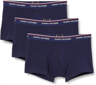 Boxeri pentru barbati Tommy Hilfiger 3P Lr Trunk, 3 perechi, marimea M (81-86cm) - NOU foto