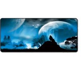 Mousepad Profesional pentru Gaming, 90 x 40 cm, Baza Cauciucata si Cusaturi Laterale, Compatibil Laptop sau Calculator, Premium, Lup, CBD CORAL BEST D