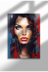 mxm_graffiti_30|Street Art Poster, Vibrant Graffiti Portrait, Frameless Modern Canvas, Urban Vibe 2025 | A3 (29.7 x 42 cm) - mxm_graffiti_30