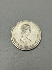 MONEDA ARGINT 925 - 10 Dollars - Elisabeth II - Canada 1976 - 48.5g. !