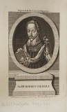 GRAVURA PE ARAMA , SIR HUMPREY GILBERT , NAVIGATOR ENGLEZ 1539 - 1584 de J. HINTON , SECOLUL XIX