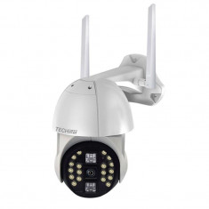 Camera Supraveghere PTZ Techstar® 904, 2MP, FullHD, Lumina Infrarosie si LED, Control Vertical + Orizontal, Audio Bidirectional, Detectarea Miscarii,