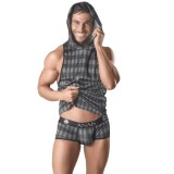 Anais Men-Aegis Tricou cu Glugă Elastic