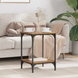 vidaXL Masă de cafea Lemn Vechi 40 x 40 x 55 cm Lemn compozit 881896