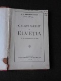 CE-AM VAZUT IN ELVETIA - C.T. NICULESCU VARONE SI JOCURI ROMANESTI NECUNOSCUTE - C.T. NICULESCU VARONE 2 CARTI COLIGATE