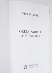 Orele astrale ale omenirii - Stefan Zweig ed. Prietenii Cartii foto