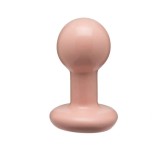 Dop Anal Round Butt Plug, Small, PVC, Natural