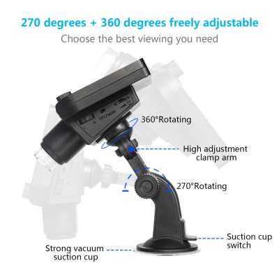 Microscop 🔬cu ecran 📺,wifi 📶,acumulator🔋 foto