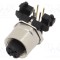 Conector M12 soclu PIN 4 mamă A-DeviceNet/CANopen THT CONEC