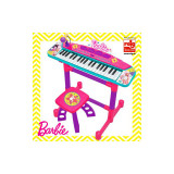 Cumpara ieftin Keyboard cu microfon si scaunel Barbie, Reig Musicales