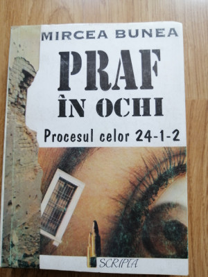 Praf in ochi. Procesul celor 24-1-2 - Mircea Bunea - Editura: Scripta, 1994 foto