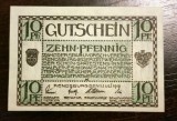 Notgeld Rendsburg - 10 Pfennig 1918