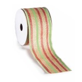 Panglica Craciun Kinky textil multicolor MN 63 mm x 10 m