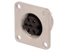 Conector M16 Soclu Mamă Lipire 6PIN 5A 300V IP65/IP67