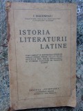 I. DIACONESCU - ISTORIA LITERATURII LATINE {editie veche}