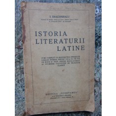 I. DIACONESCU - ISTORIA LITERATURII LATINE {editie veche}