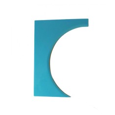 Sablon pentru decorare torturi, Turcoaz, 17 cm, 382COF