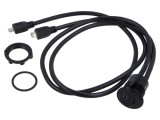 Adaptor USB 2.0 pentru montare pe panou