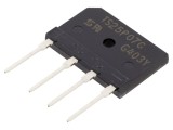 Punte Redresoare Monofazată TAIWAN SEMICONDUCTOR TS25P07G 1kV 25A 350A