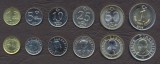 TURCIA █ SET COMPLET DE MONEDE █ 1+5+10+25+50 Yeni Kurus +1 Yeni Lira 2006 █ UNC