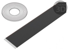 Cablu Bandă 1,27mm Cu 14x28AWG PVC 100FT