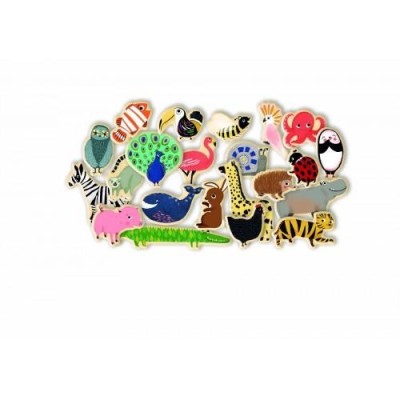 Joc magnetic cu animale - Multicolor foto