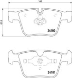 BREMBO P 50 116 PRIME LINE set placute frana,frana disc