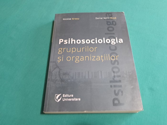 PSIHOSOCIOLOGIA GRUPURILOR ȘI ORGANIZAȚIILOR / NICOLAE GROSU /2011 * 35