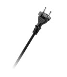 Cablu cu stecher schuko H05RR-F 2x1mm2 5m negru URZ1231, Oem