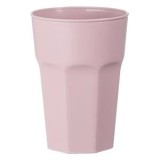 Pahar din Plastic Mat, 480 ml, Roz Nude, CMCLASS