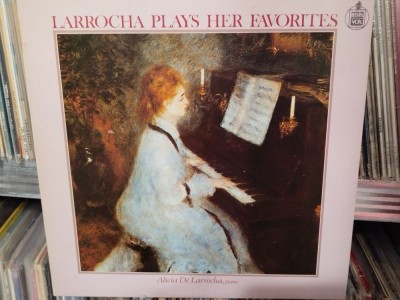 Vinil LP # &amp;quot;Japan Press&amp;quot; Alicia De Larrocha &amp;ndash; Larrocha Plays Her Favorites VIC-2260 (NM) foto