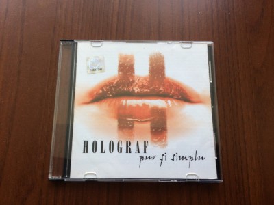 holograf pur si simplu cd disc 2003 muzica pop rock fara coperta spate VG++ foto