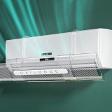Deflector reglabil pentru aer conditionat,Plastic, Transparent, 18x53-94 cm, Oem