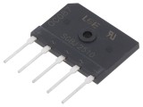Punte redresoare trifazată LUGUANG 1kV, 25A, THT