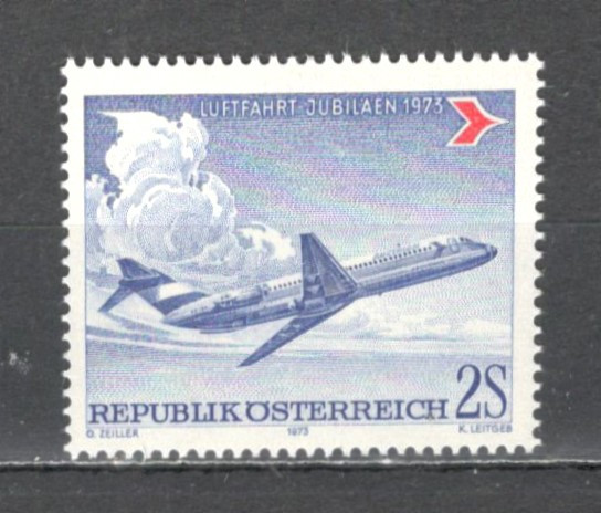 Austria.1973 Jubileul Aviatiei MA.752