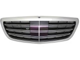 Grila masca fata fata Mercedes Clasa S (W222), 08.2013-08.2017, type AMG; crom satinat; Tuning; pentru version cu 360grade camera, cu Night Vision,