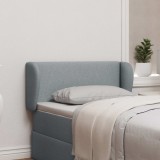 vidaXL Ureche pentru Tăblie Gri deschis 40 x 23 x 6 cm țesătură 346536