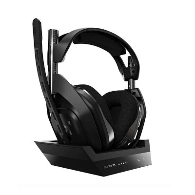 Casti Gaming Logitech ASTRO A50 Wireless, Microfon + Statie incarcare, PlayStation foto