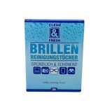 Servetele umede pentru ochelari, 30 bucati, Clean &amp; Fresh