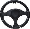 Husa volan Chrome Ring Black, material cauciucat, diametru 37-39cm AutoDrive ProParts, Automax