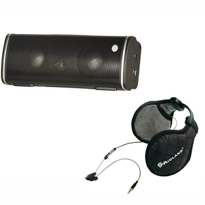 Kit Difuzor bluetooth Albrecht MAX-treme si cadou Casti stereo Midland Subzero pentru iarna culoare Negru Cod C936.19 PNI-27610SZ foto